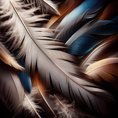 feathers of a peacock, generative ai 