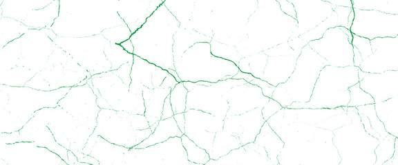 Vector marble pattern with green cracks Transparent texture.	
