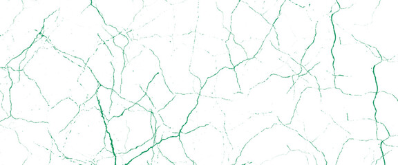Vector marble pattern with green cracks Transparent texture.	