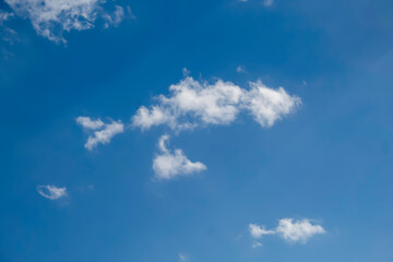 blue sky with clouds