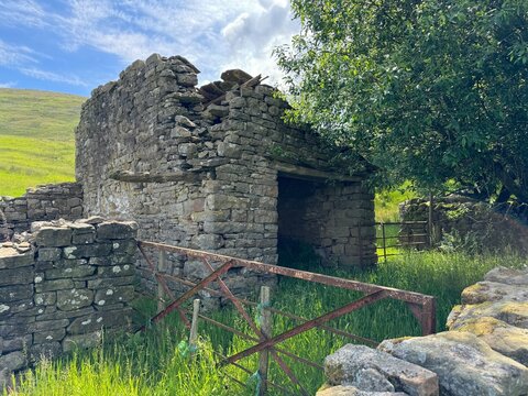 Ruins of an old barn