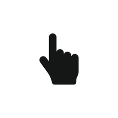 Click icon vector. EPS 10 editable vector