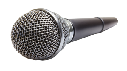 microphone isolated on transparent background