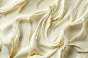 Obraz premium Creamy texture abstract background with smooth flowing lines, ideal for copy space concept