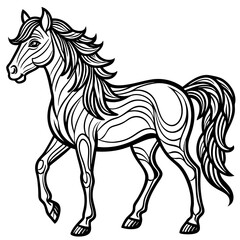 horse illustration