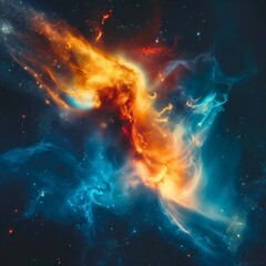 ransport your audience to the cosmos with a captivating space-themed landing page, featuring swirling galaxies, distant stars, and nebulae, evoking wonder and the infinite potential of the universe.
