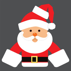 santa claus with gift