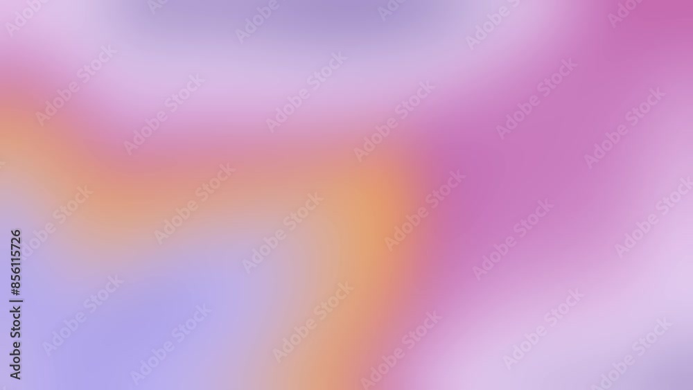 Poster Abstract pastel gradient retro color theme, soft trendy animation backgorund