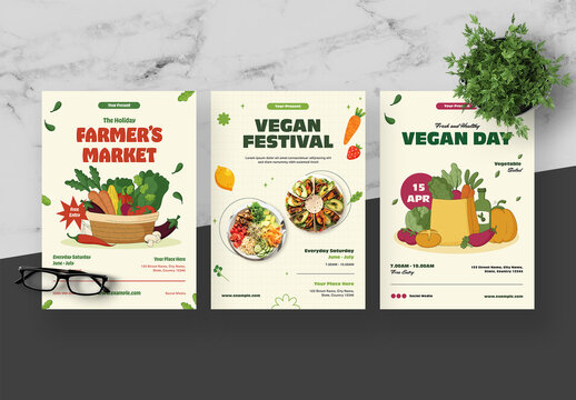 Green Vegetable Flyer