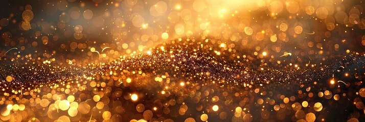 Obraz premium Golden Sparkle Background