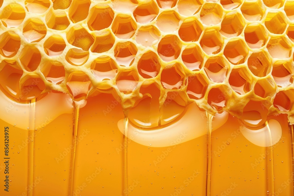 Poster Stacked honeycombs forming a unique architectural feature