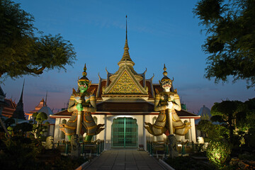 Fototapeta premium Demon Guardian in Wat Phra Kaew Grand Palace Bangkok, Thailand