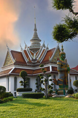 Demon Guardian in Wat Phra Kaew Grand Palace Bangkok, Thailand