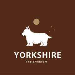 vintage retro hipster yorkshire logo vector outline silhouette art icon	