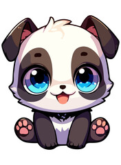 Anime illustration, funny little animal