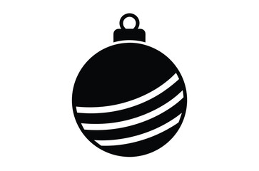 Christmas ball, Christmas ball icon vector, Christmas bauble vector illustration