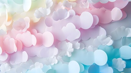 Pastel Abstract Bokeh Blur Gradient Light Overlay Pattern Background