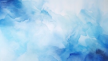 Naklejka premium Abstract water red blue cyan watercolor painting background wallpaper backdrop. Flow, expressive art paint, copy space, brush strokes, vivid bright colors