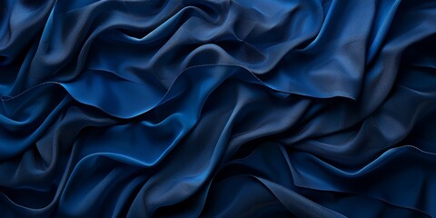 Fototapeta premium dark blue fabric material texture used a background