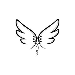 wings logo vector illustration 