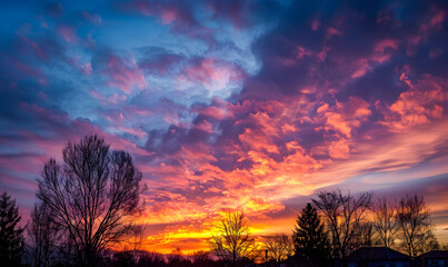 Obraz premium the vast sky and beautiful atmosphere