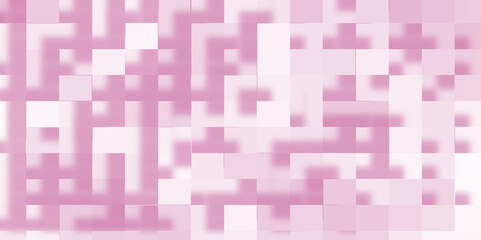 Geometric background in Origami style with soft pink square and triangle shapes, pink Squares Background with geometric pattern, pink color of abstract background for cover design.
