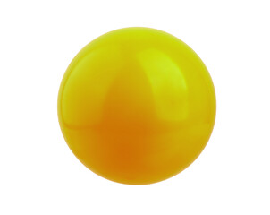 children's rubber ball , isolated on a white background