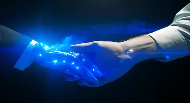 hand of person and technology	
