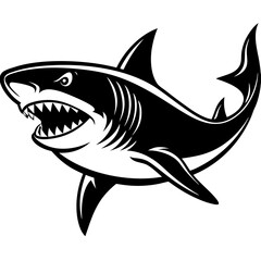 Dolphin over a wave engraving vector silhouette