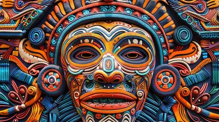 Intricate traditional mask