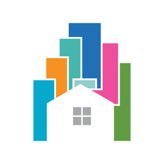 Real Estate  Property and Construction Logo