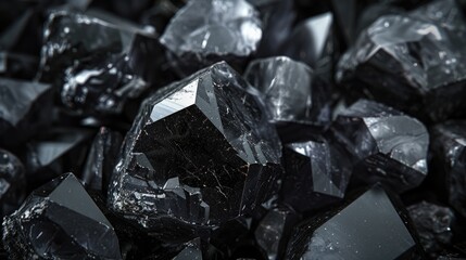Black gemstones for showcasing beauty products