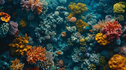 Vibrant Coral Reef Underwater