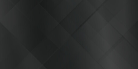 Obraz premium empty black and white tiles on black background with space, Luxury abstract black background business and technology concept, Modern and dynamic pattern of geometric black luxury abstract background.