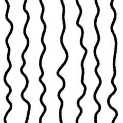Abstract ink wavy lines seamless pattern. Stripe texture with textured lines. Great for textile, fabric, wallpaper, wrapping, scrapbook and packaging