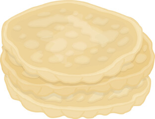 Illustration of Ppeongtwigi, Korean Puffed Rice Snack