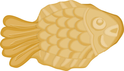 Illustration of Bungeo Ppang, Korean Fish Shaped Bread