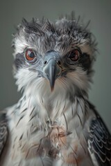 indistinct image of a bird in the foreground