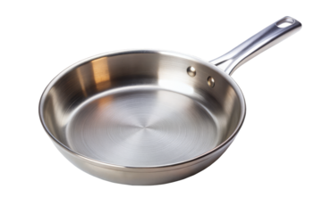 stainless steel pan isolated