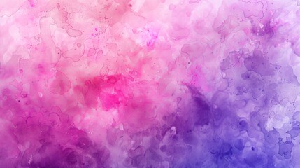 Fototapeta premium Abstract watercolor background with pink and purple hues, artistic concept