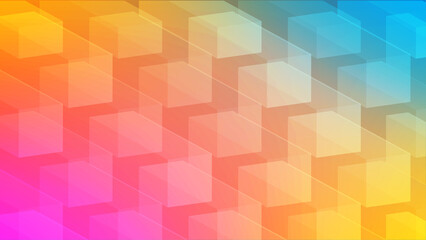 Abstract colorful geometric 3D background, concepts, ideas