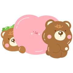 teddy bear with heart