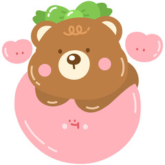 teddy bear with hearts