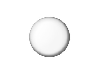 白い壁に開いた穴の3Dイラストレーション