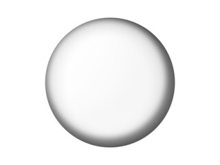 白い壁に開いた穴の3Dイラストレーション