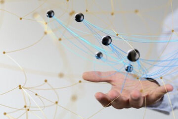 people network structure HR - Human resources management and recruitment