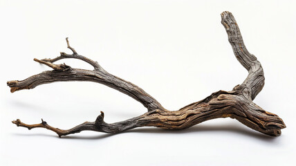tree branch isolated on a white background
