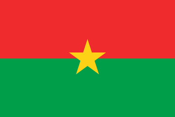 flag of Burkina Faso, official state symbol