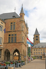 Main Square in Echternach in Luxembourg