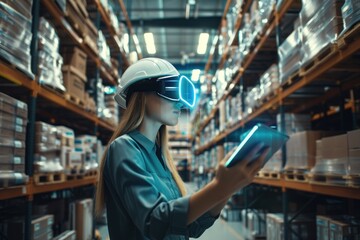 Digital interface use in warehouse